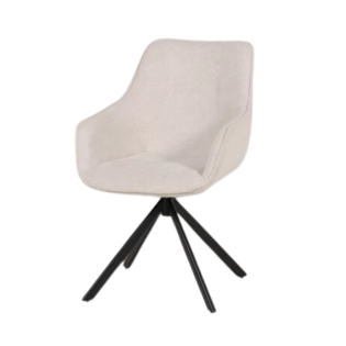 Chaise pivotante 360° blanc...