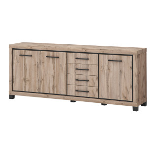 Buffet 225 cm 3 portes 4...