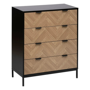 Commode 4 tiroirs Chevrons...